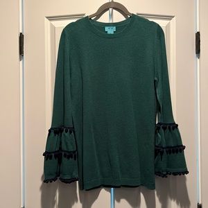 Cashmere Tunic with Bell Sleeve